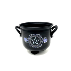 Shreyshti Iron Cauldron Burner Pentacle approx 4" for charcoal, cones etc.