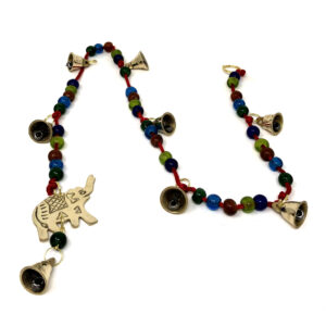 Shreyshti Brass Wind Chime String Elephant approx 22"