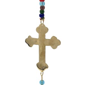 Shreyshti Brass Wind Chime String Cross approx 22"