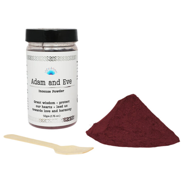 Shreyshti Incense Powder, Adam and Eve, Approx 50g for spell, wiccan, pagan, rituals, reiki, religious, aroma therapy purposes