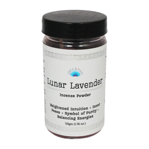 Shreyshti Incense Powder, Lunar Lavender, Approx 50g for spell, wiccan, pagan, rituals, reiki, religious, aroma therapy purposes - Image 2