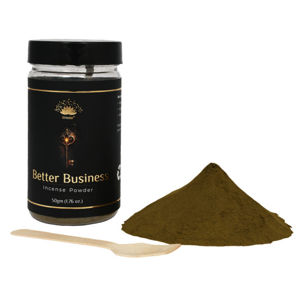 Shreyshti Incense Powder, Better Business, Approx 50g for spell, wiccan, pagan, rituals, reiki, religious, aroma therapy purposes