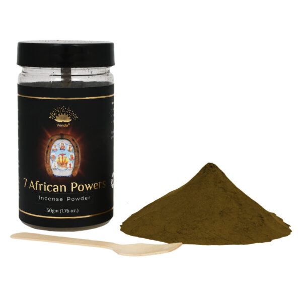 Shreyshti Incense Powder, 7 African Powers, Approx 50g for spell, wiccan, pagan, rituals, reiki, religious, aroma therapy purposes