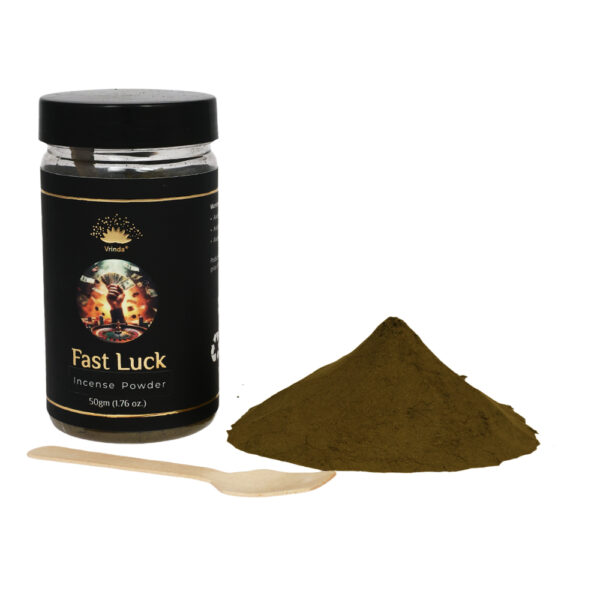 Shreyshti Incense Powder, Fast Luck, Approx 50g for spell, wiccan, pagan, rituals, reiki, religious, aroma therapy purposes