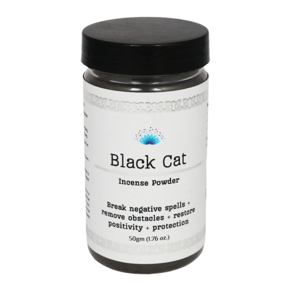 Shreyshti Incense Powder, Black Cat, Approx 50g for spell, wiccan, pagan, rituals, reiki, religious, aroma therapy purposes - Image 2