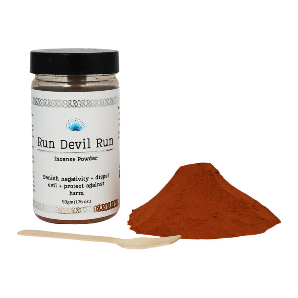 Shreyshti Incense Powder, Run Devil Run, Approx 50g for spell, wiccan, pagan, rituals, reiki, religious, aroma therapy purposes