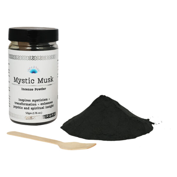 Shreyshti Incense Powder, Mystic Musk, Approx 50g for spell, wiccan, pagan, rituals, reiki, religious, aroma therapy purposes