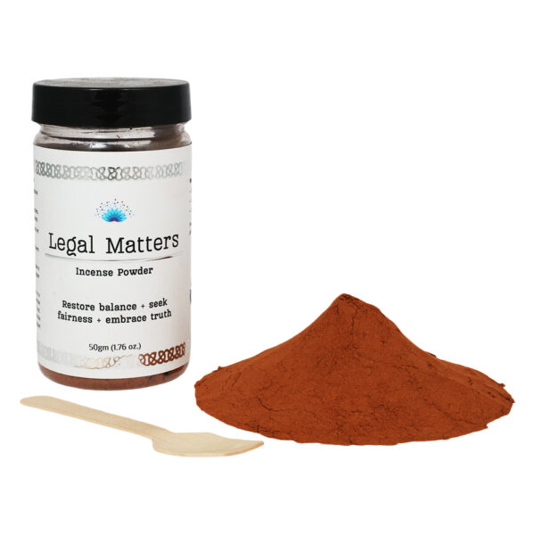 Shreyshti Incense Powder, Legal Matters, Approx 50g for spell, wiccan, pagan, rituals, reiki, religious, aroma therapy purposes