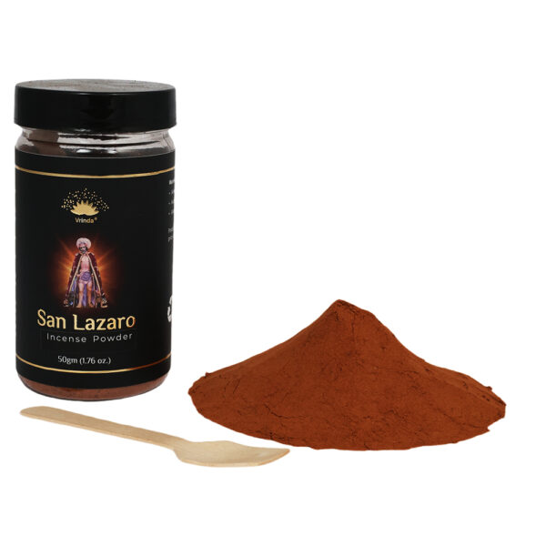 Shreyshti Incense Powder, San Lazaro, Approx 50g for spell, wiccan, pagan, rituals, reiki, religious, aroma therapy purposes