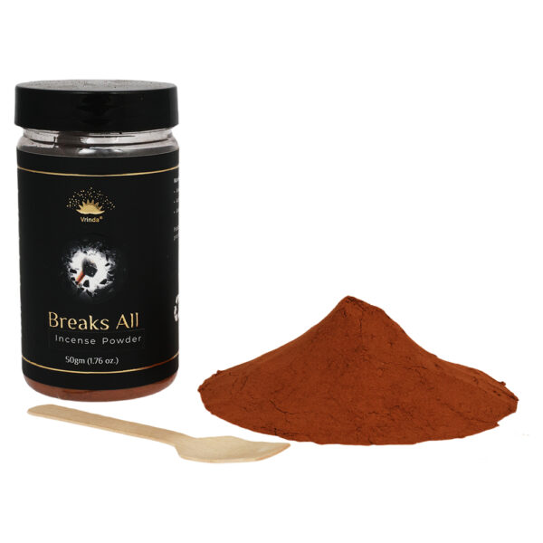 Shreyshti Incense Powder, Breaks All, Approx 50g for spell, wiccan, pagan, rituals, reiki, religious, aroma therapy purposes