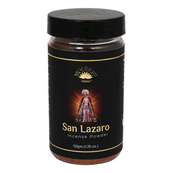 Shreyshti Incense Powder, San Lazaro, Approx 50g for spell, wiccan, pagan, rituals, reiki, religious, aroma therapy purposes - Image 2