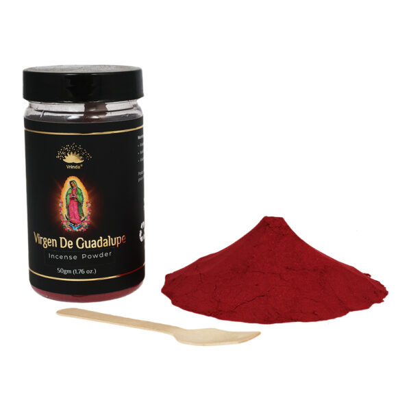 Shreyshti Incense Powder, Virgen De Guadalupe, Approx 50g for spell, wiccan, pagan, rituals, reiki, religious, aroma therapy purposes