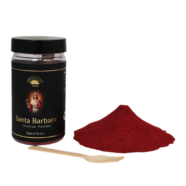 Shreyshti Incense Powder, Santa Barbara, Approx 50g for spell, wiccan, pagan, rituals, reiki, religious, aroma therapy purposes