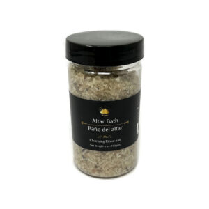 Shreyshti Cleansing Ritual Salt Altar Bath , 6oz/170g , a combination of salts, fragrances and herbs for space clearing and cleansing, anoint candles and cleansing tools or crystals