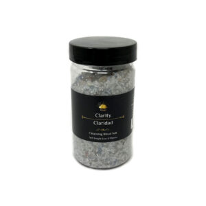 Shreyshti Cleansing Ritual Salt Clarity, 6oz/170g , a combination of salts, fragrances and herbs for space clearing and cleansing, anoint candles and cleansing tools or crystals