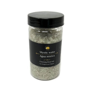 Shreyshti Cleansing Ritual Salt Mystic Water , 6oz/170g , a combination of salts, fragrances and herbs for space clearing and cleansing, anoint candles and cleansing tools or crystals