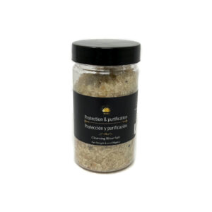Shreyshti Cleansing Ritual Salt Protection and Purification , 6oz/170g , a combination of salts, fragrances and herbs for space clearing and cleansing, anoint candles and cleansing tools or crystals