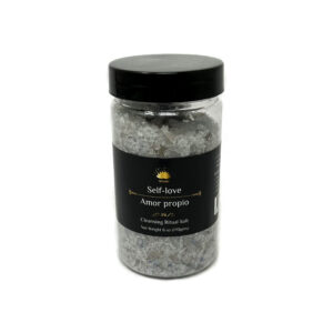 Shreyshti Cleansing Ritual Salt Self Love , 6oz/170g , a combination of salts, fragrances and herbs for space clearing and cleansing, anoint candles and cleansing tools or crystals
