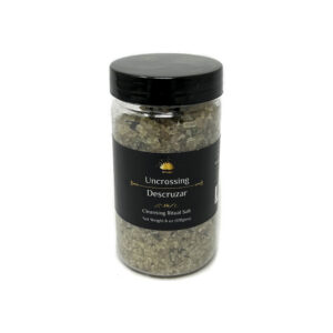 Shreyshti Cleansing Ritual Salt Uncrossing , 6oz/170g , a combination of salts, fragrances and herbs for space clearing and cleansing, anoint candles and cleansing tools or crystals