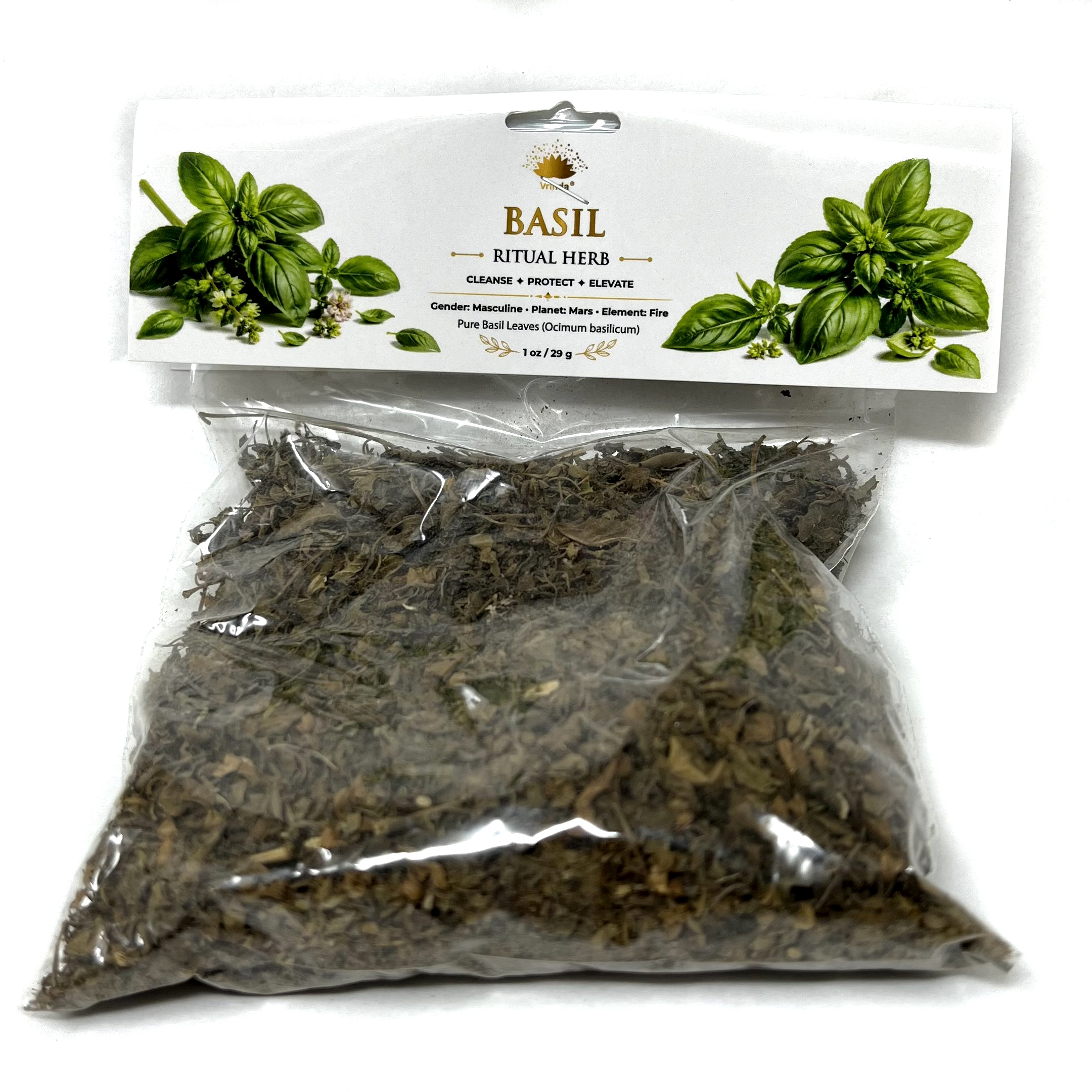 Herb Dry Basil Leaves, 30g - Image 2