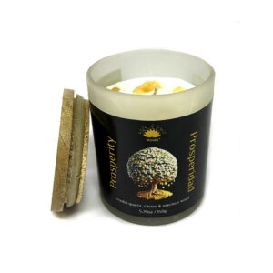 Shreyshti Crystal Glass Prosperity Scented approx. 5.29 oz (150 gm) for spell, wiccan, pagan, rituals, reiki, religious purposes