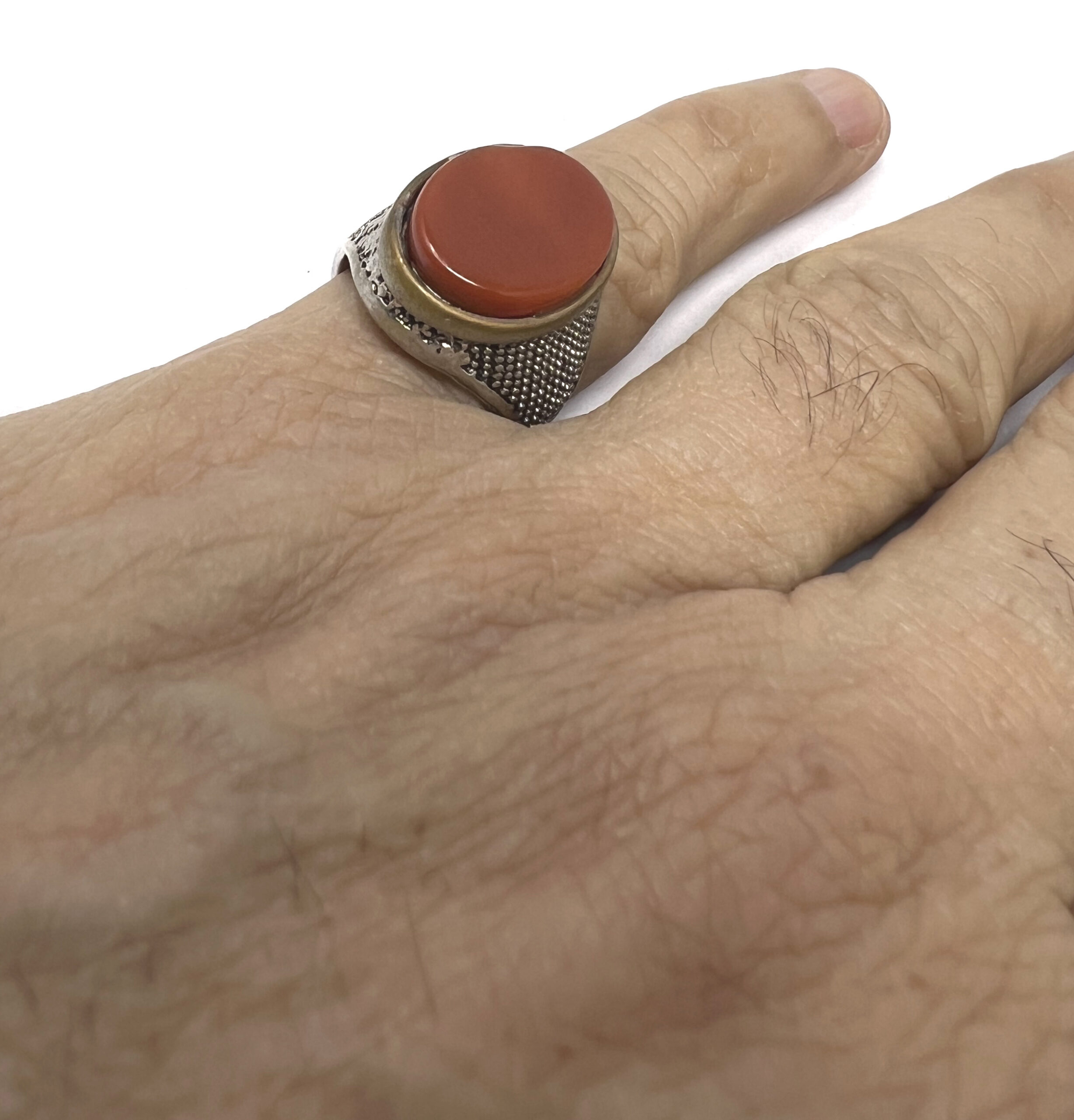Shreyshti Ring Red Jasper adjustable - Image 2