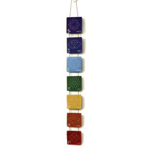 Shreyshti Wooden Wall Hanging, MDF, 7 Chakra Square approx. 48"(4 ft)