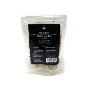 Shreyshti Cleansing Ritual Salt Do As I Say, 50g stand able pouch, a combination of salts, fragrances and herbs for space clearing and cleansing, anoint candles and cleansing tools or crystals