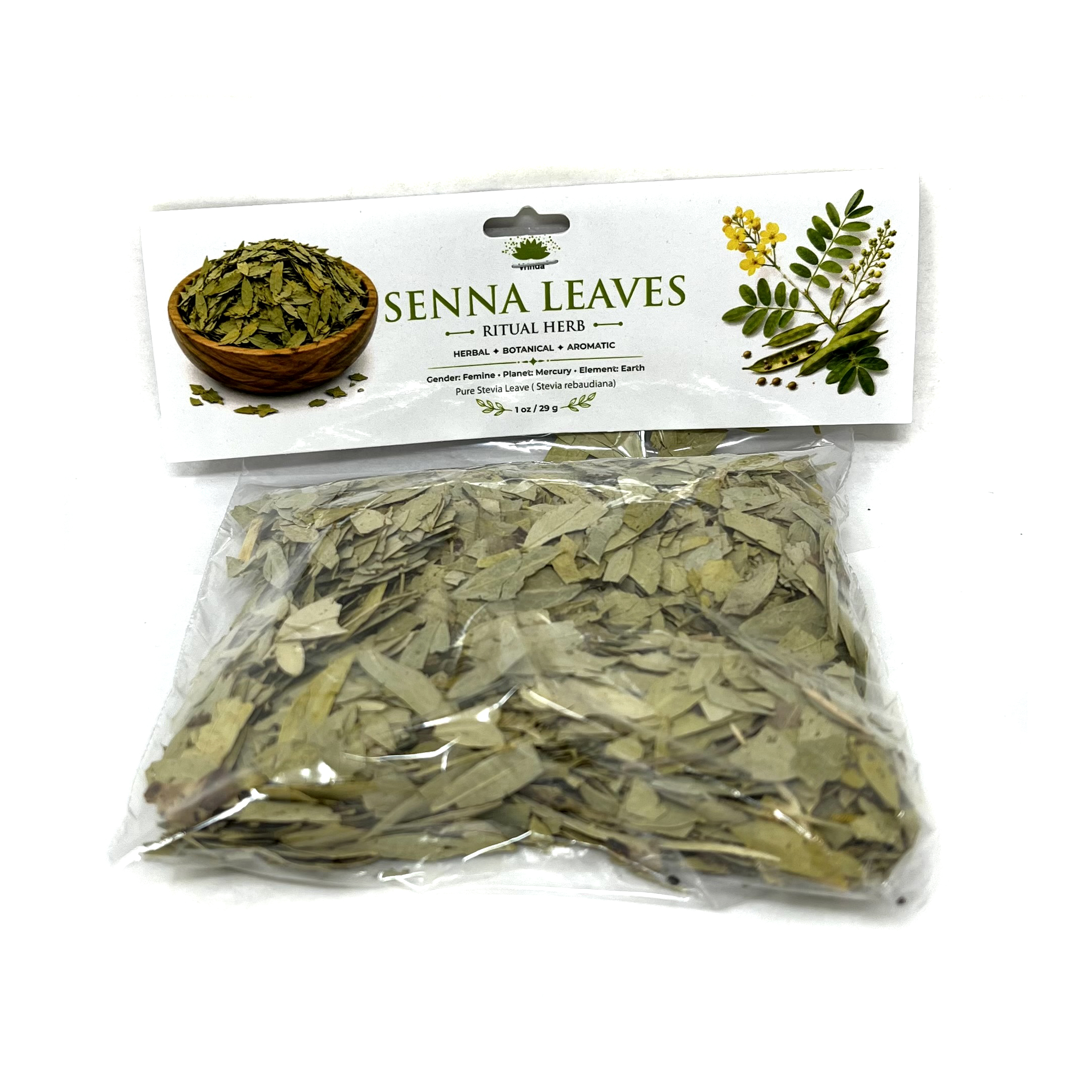 Herb Dry Senna Leaves, 30g - Image 2