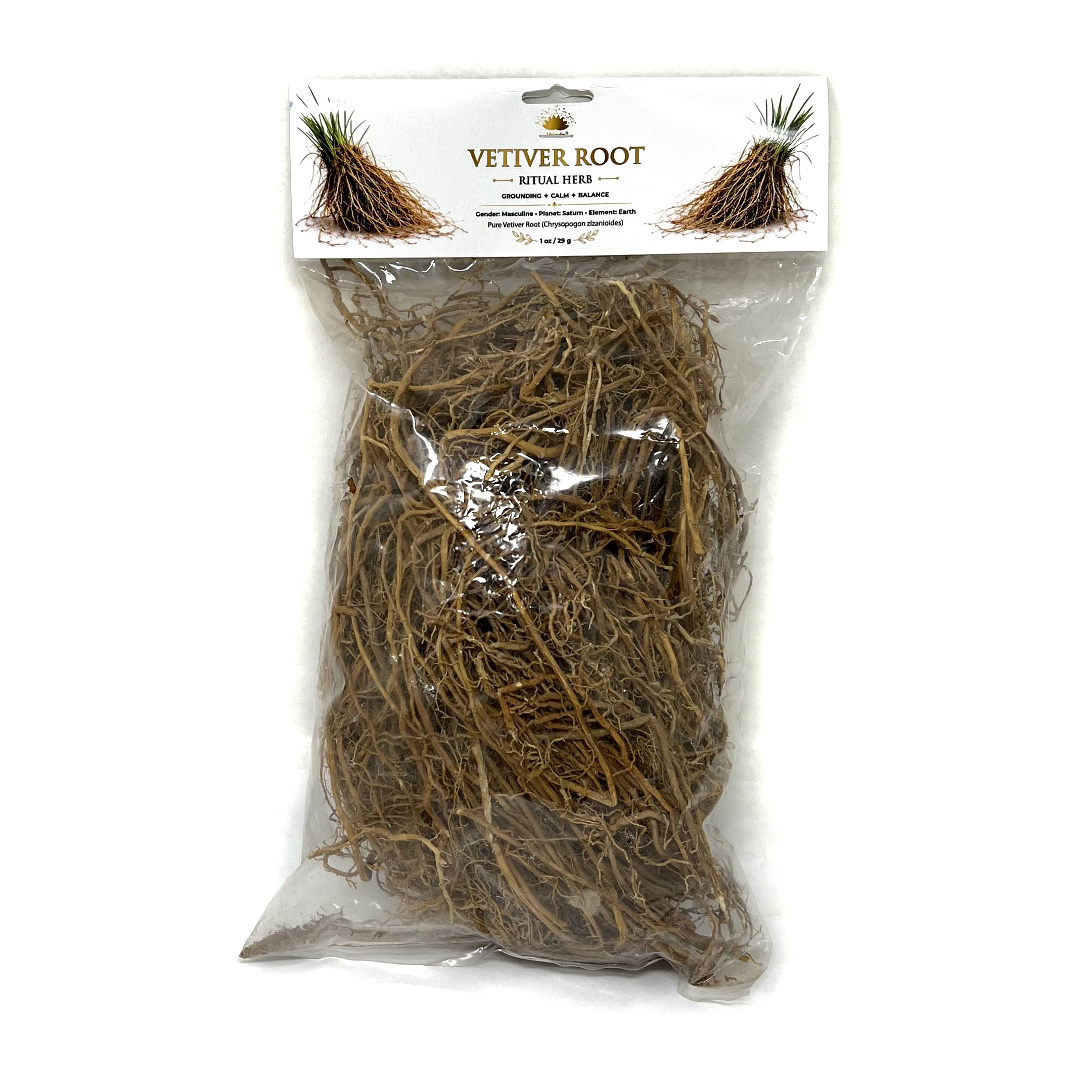 Herb Dry Vetiver Roots, 30g - Image 2