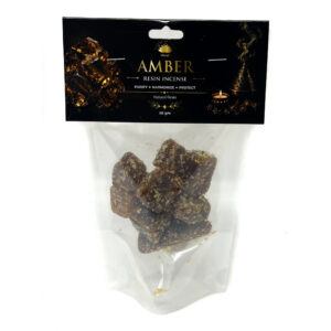 Shreyshti Resin Amber, Approx 50g for spell, wiccan, pagan, rituals, reiki, religious, aroma therapy purposes
