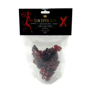 Shreyshti Resin Run Devil Run, Approx 50g for spell, wiccan, pagan, rituals, reiki, religious, aroma therapy purposes